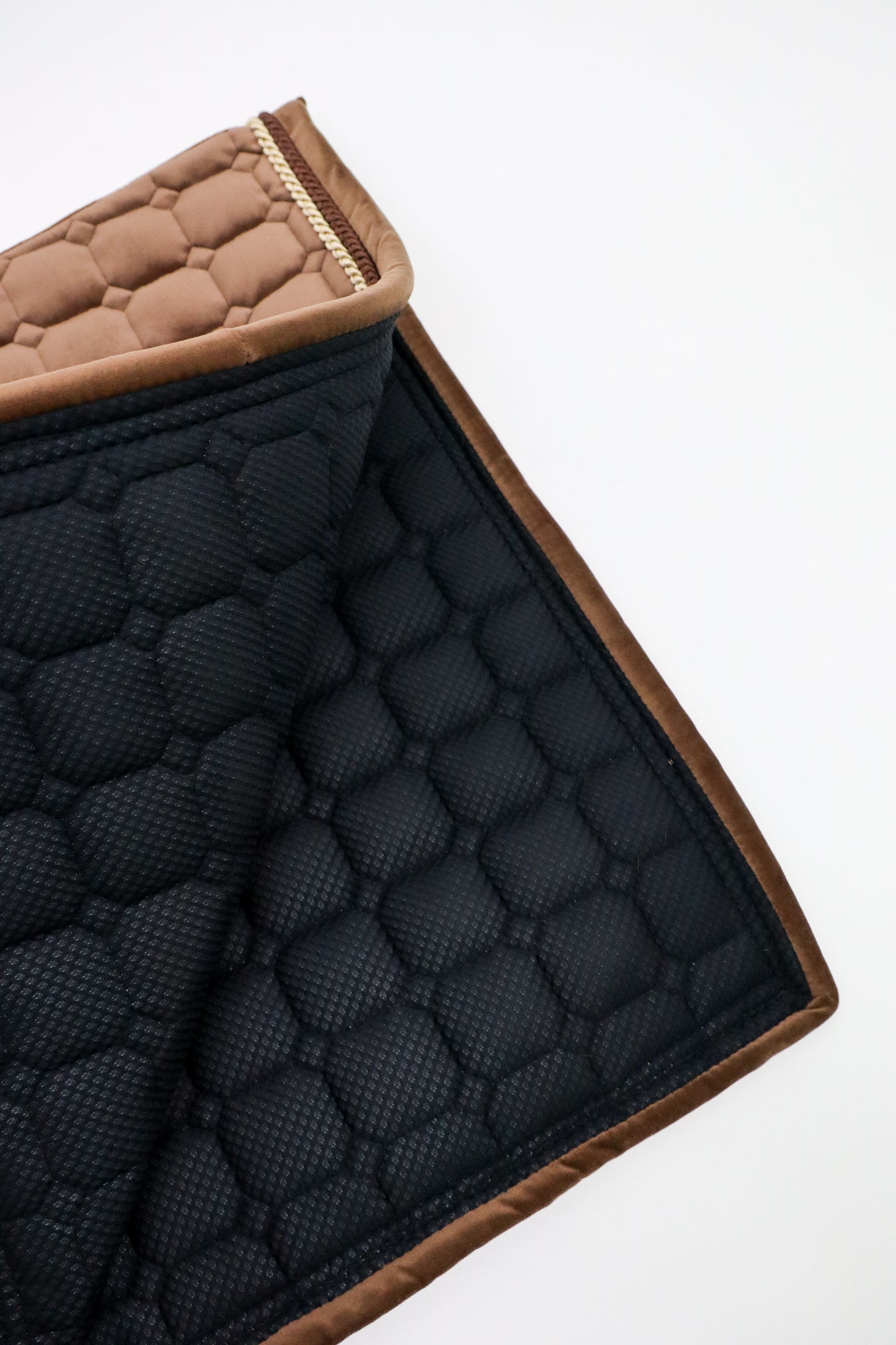 Mocca brown zadeldek dressuur